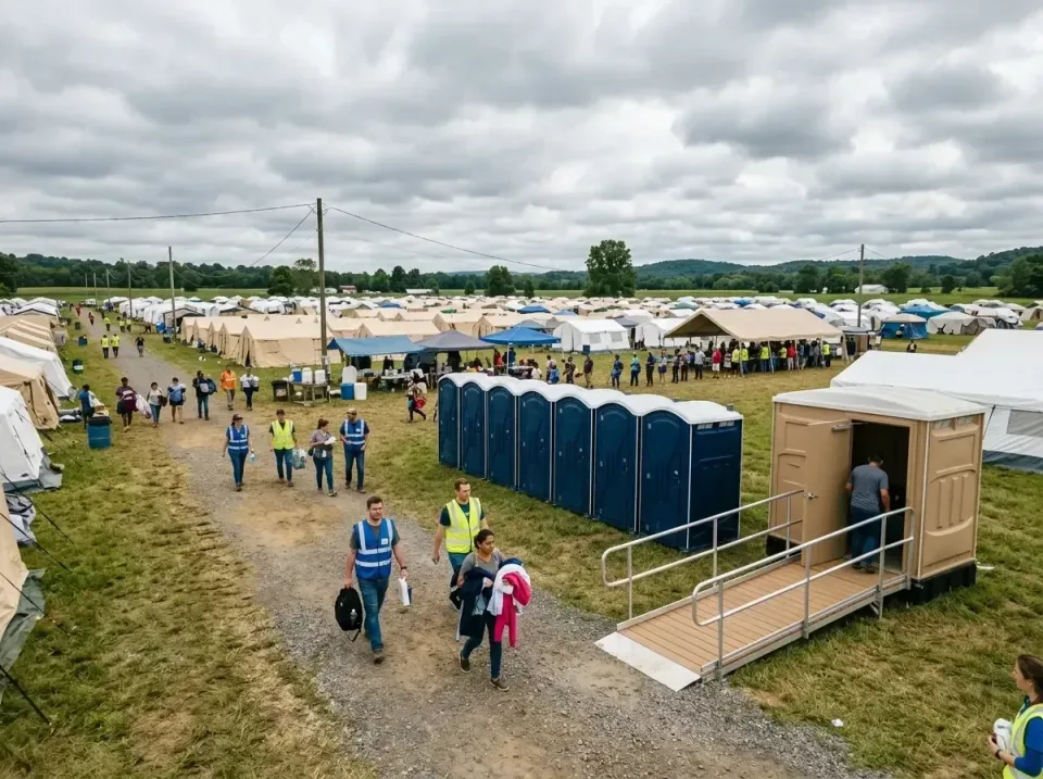 disaster-relief-camp-restrooms-010 — frequently asked questions, Dumpster & Portable Bathrooms Rental in Fairview, CA